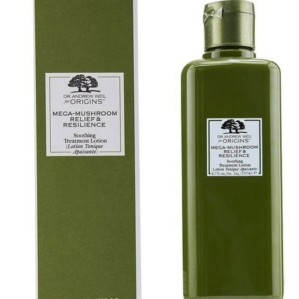 Origins Mega-Mushroom Relief & Resilience Soothing Treatment Lotion - Green